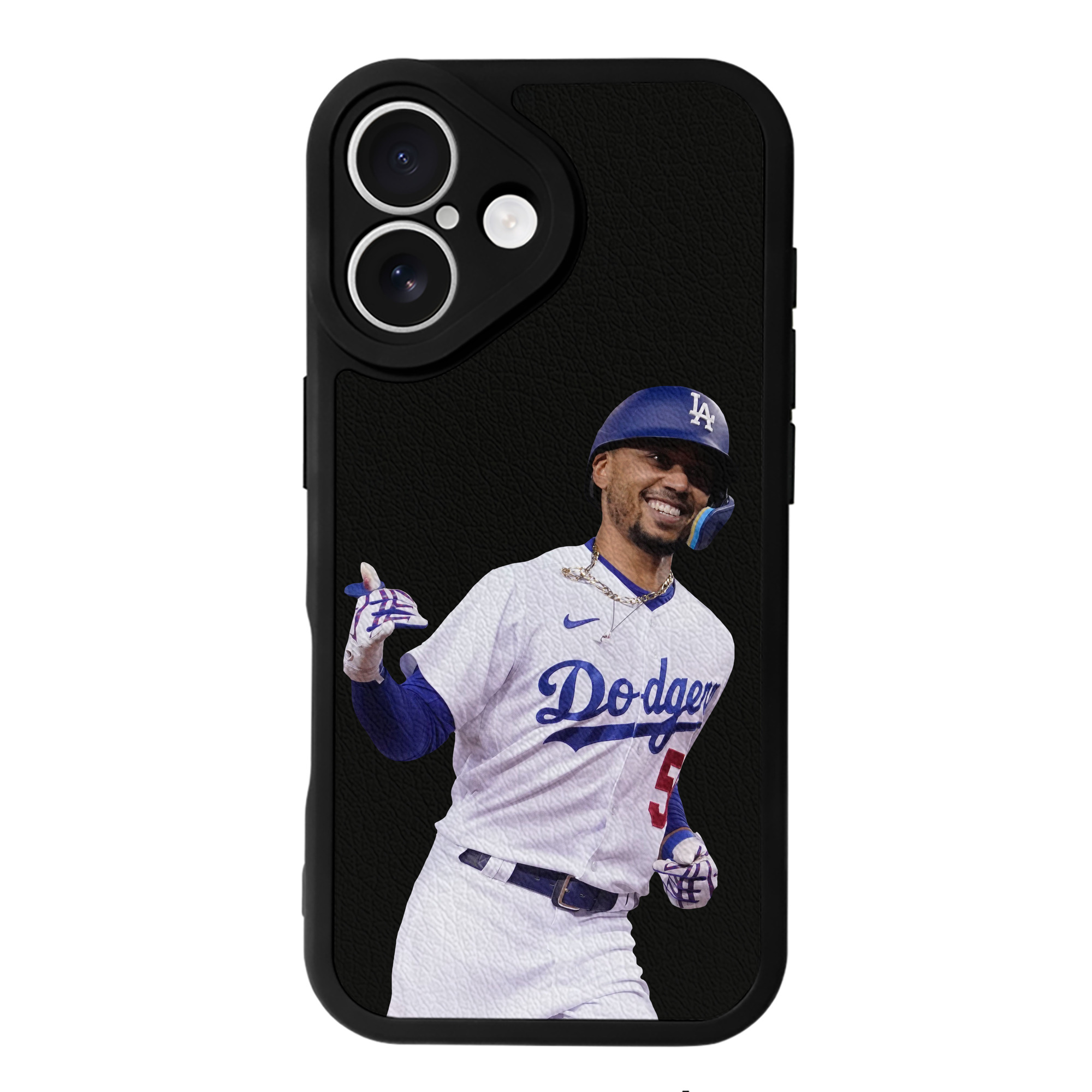  IPhone 16 Silicone Leather Case – UV Print, Lambskin Texture – Perfect Fit, Wireless Charging Compatible, Scratch Resistant, Precise Cutouts – Stylish Protection For IPhone 16